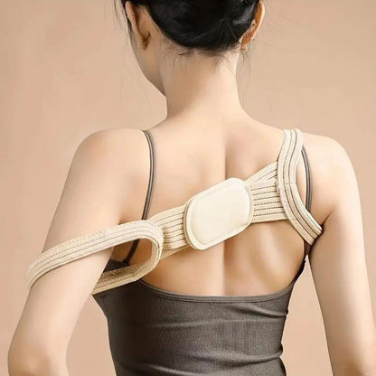 Posture Correction Belt, Easy-To-Use Adjustable High-Elasticity Posture Trainer, Lightweight Breathable Garment Accessory.